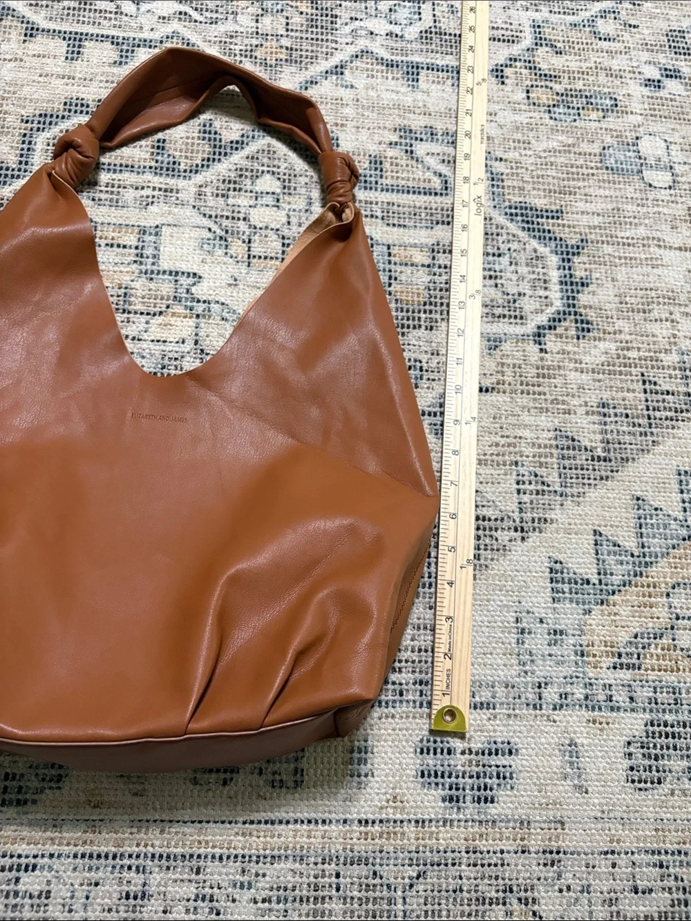 Elizabeth and James vegan knotted hobo bag